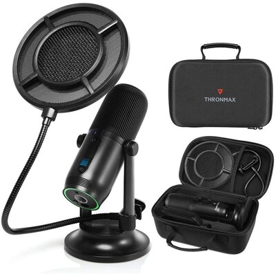 Mikrofon THRONMAX MDrill One Pro Kit Dwukierunkowy / Dookólny / Kardioidalny / Stereo Czarny