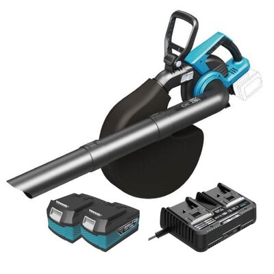 Odkurzacz do liści DEDRA DED7194V + 2 x Akumulator DEDRA DED7034 SAS+ALL 4Ah 18V + Ładowarka DEDRA DED7038V
