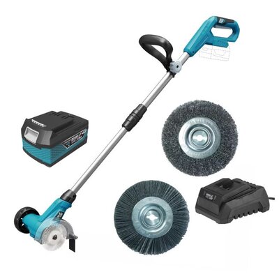 Urządzenie do czyszczenia DEDRA DED7098 + Akumulator DEDRA DED7034 SAS+ALL 4Ah 18V + Ładowarka DEDRA DED7038 SAS+ALL