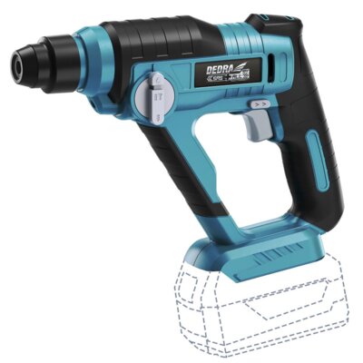 Wiertarka udarowa DEDRA DED7047 + Akumulator DEDRA DED7034 SAS+ALL 4Ah 18V + Ładowarka DEDRA DED7038 SAS+ALL