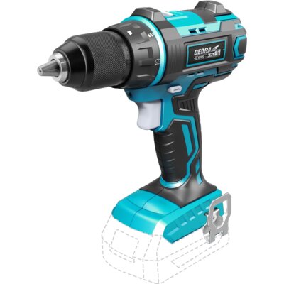 Wiertarko-wkrętarka DEDRA DED7041 + Akumulator DEDRA DED7034 SAS+ALL 4Ah 18V + Ładowarka DEDRA DED7038 SAS+ALL