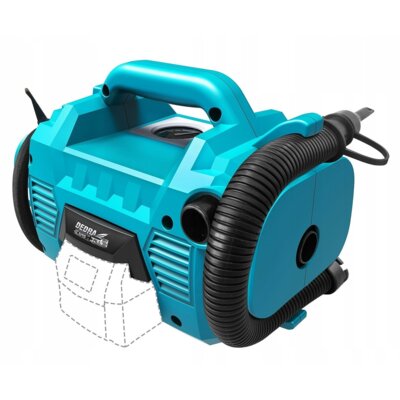 Kompresor bezzbiornikowy DEDRA DED7073 + Akumulator DEDRA DED7034 SAS+ALL 4Ah 18V + Ładowarka DEDRA DED7038 SAS+ALL