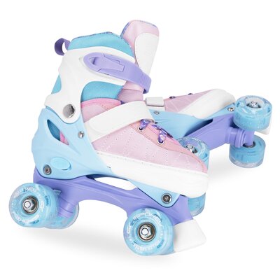 Wrotki SPOKEY Buff Pro (rozmiar 38-41) Biało-niebieski