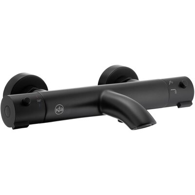 Bateria wannowa natynkowa KFA ARMATURA Moza 5734-010-81 Czarny