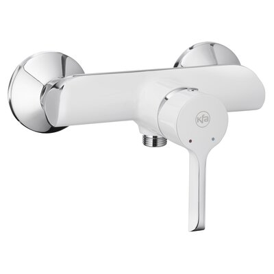 Bateria wannowa natynkowa KFA ARMATURA Angelit 4726-010-40 Biały-chrom