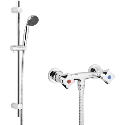 Zestaw prysznicowy natynkowy KFA ARMATURA Standard 306-311-00 Chrom