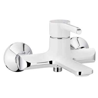 Bateria wannowa natynkowa KFA ARMATURA Angelit 4724-010-40 Biały-chrom