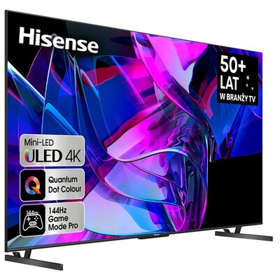 Telewizor HISENSE 75U7KQ 75" MINILED 4K 144 Hz VIDAA Dolby Atmos Dolby Vision HDMI 2.1