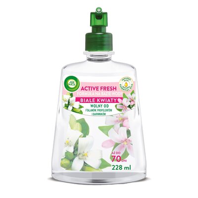 Wkład do odświeżacza powietrza AIR WICK Active Fresh Białe Kwiaty 228 ml