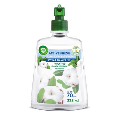 Wkład do odświeżacza powietrza AIR WICK Active Fresh Kwiat Bawełny 228 ml