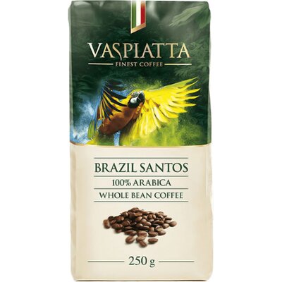 Kawa ziarnista VASPIATTA Brazil Santos Arabica 0.25 kg