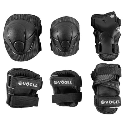 Zdjęcia - Bezpieczna rekreacja Vogel Ochraniacze VÖGEL VOC-750M Czarny dla Dzieci  (rozmiar M)