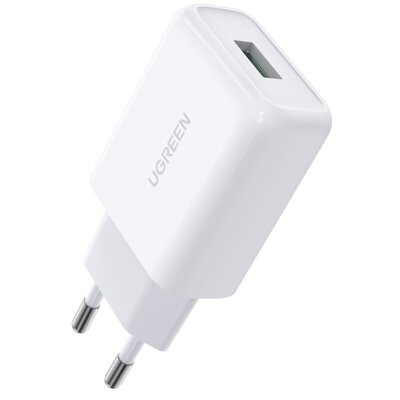 Ładowarka sieciowa UGREEN CD122 18W Biały ładowarka do telefonu USB