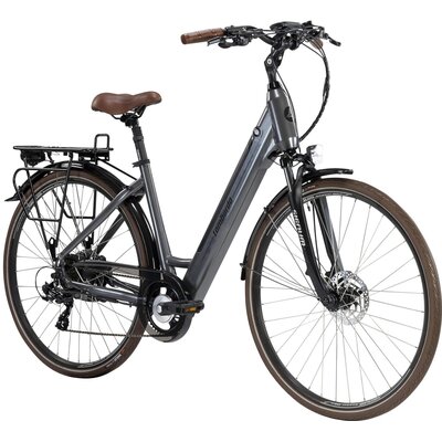 Rower elektryczny LOMBARDO Trastevere U19 28 cali Szaro-czarny