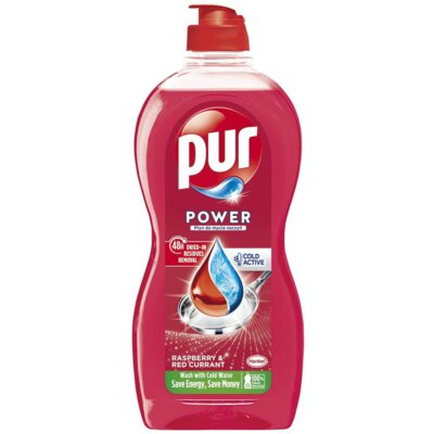 Płyn do mycia naczyń PUR Power Raspberry 450 ml
