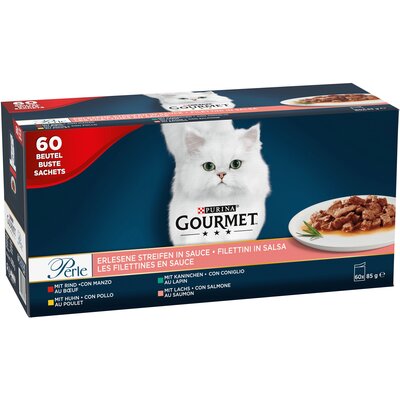 Karma dla kota GOURMET Perle Mix Smaków (60 x 85 g)