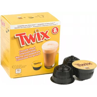 Kapsułki TWIX czekolada na gorąco do ekspresu Nescafe Dolce Gusto