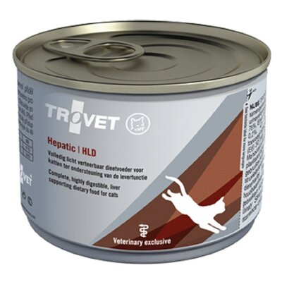 Karma dla kota TROVET Hepatic HLD Jagnięcina 200 g