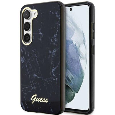Etui GUESS Marble Collection do Samsung Galaxy S23+ Czarny