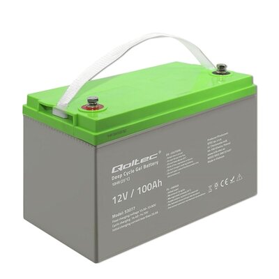 Akumulator QOLTEC Deep Cycle 53077 100Ah 12V