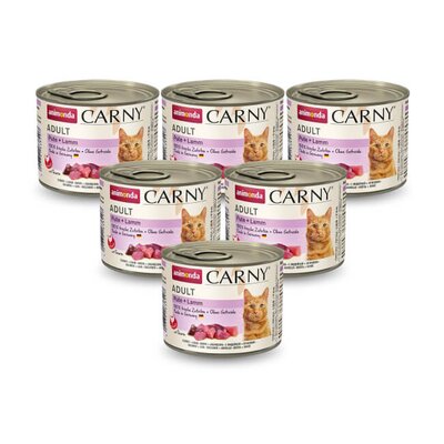 Karma dla kota ANIMONDA Carny Indyk z jagnięciną 6 x 200 g