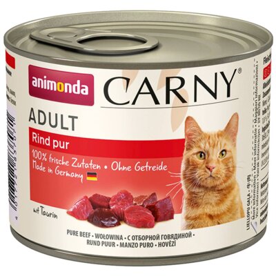 Karma dla kota ANIMONDA Carny Wołowina 6 x 200 g