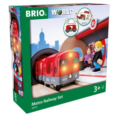 Kolejka BRIO World Metro Zestaw startowy 63351300