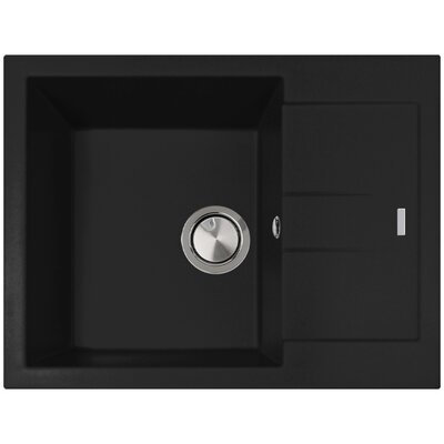 Zlewozmywak PLADOS Elegance 65.10 Czarny matowy