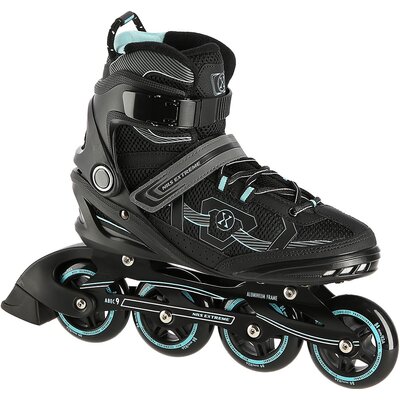 Łyżworolki NILS EXTREME NA9157 (rozmiar 42) Czarno-miętowy