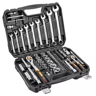 Zestaw kluczy nasadowych NEO TOOLS 10-059 1/2, 1/4 cala (82 elementy)