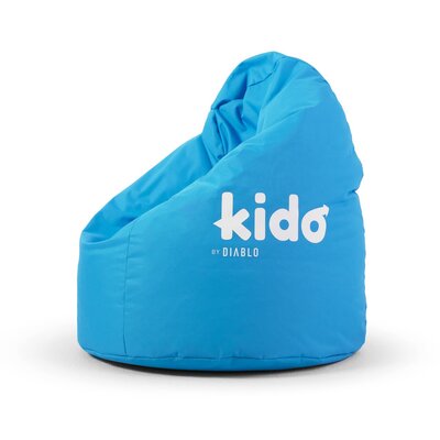 Pufa worek DIABLO CHAIRS Kido L Niebieski 110 x 80 cm