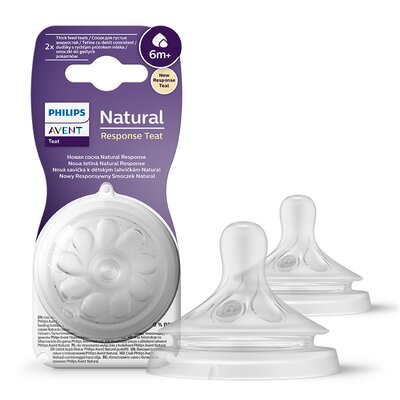 Smoczek PHILIPS Avent Natural SCY966/02 6 m+ (2 sztuki)