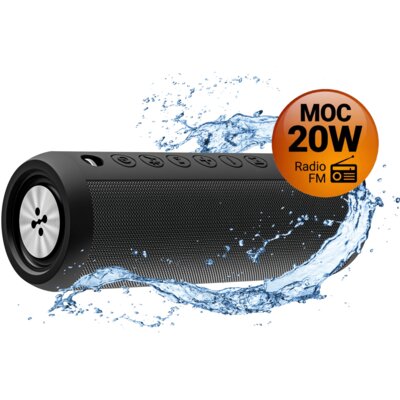 Głośnik mobilny XMUSIC BTS650K Radio FM Czarny