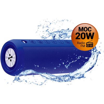 Głośnik mobilny XMUSIC BTS650B Radio FM Niebieski