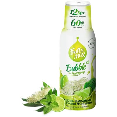 Syrop do saturatorów FRUTTAMAX Limonka z miętą i bzem 500 ml