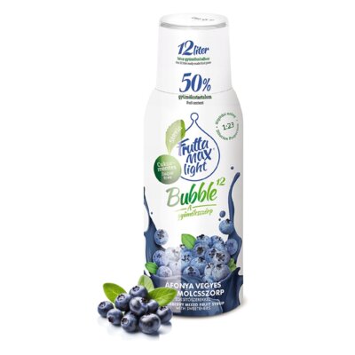 Syrop do saturatorów FRUTTAMAX Light Borówka 500 ml bez cukru