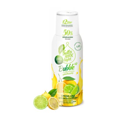 Syrop do saturatorów FRUTTAMAX Light Cytryna-limonka 500 ml bez cukru