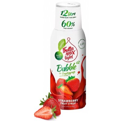 Syrop do saturatorów FRUTTAMAX Light Truskawka 500 ml bez cukru