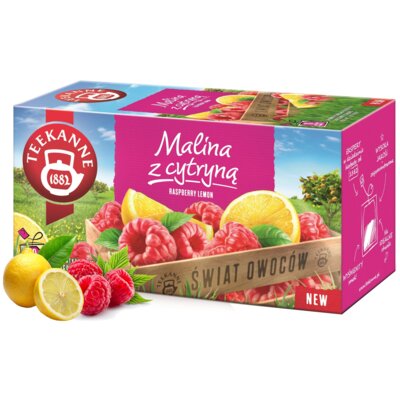 Herbata TEEKANNE Malina z cytryną (20 sztuk)