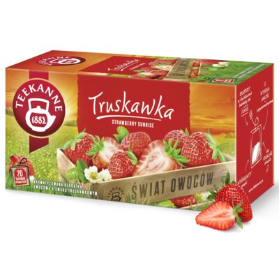Herbata TEEKANNE Truskawka (20 sztuk)