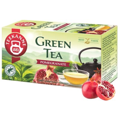 Herbata TEEKANNE Green Tea Pomegranate (20 sztuk)