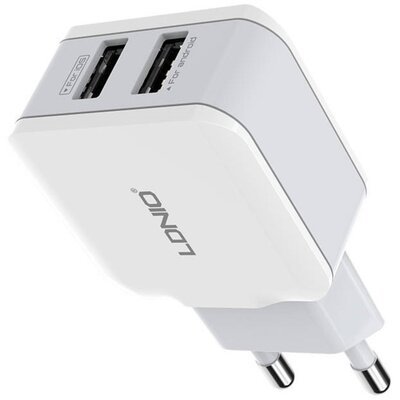 Ładowarka sieciowa LDNIO A2202 12W Biały