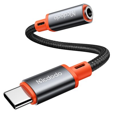 Фото - Кабель Mcdodo Adapter USB-C - Jack 3.5 mm  CA-7561 DAC Czarny 