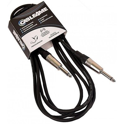 Kabel CABLE4ME Jack 6.3 mm - Jack 6.3 mm Instrumentalny 3 m