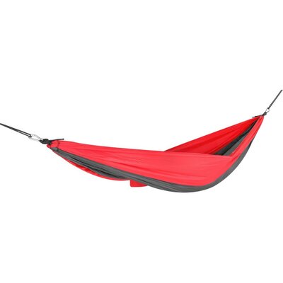 Hamak ENERO CAMP 270 x 140 cm Czarno-czerwony