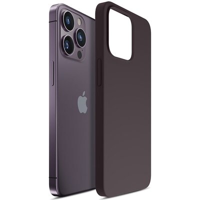 Etui 3MK Hardy Silicone MagCase do Apple iPhone 14 Pro Max Fioletowy