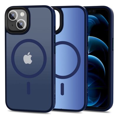 Etui TECH-PROTECT MagMat MagSafe do Apple iPhone 13 Granatowy