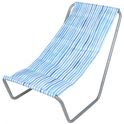 Leżak ENEROCAMP Blue Lines 1047454 Błękitno-granatowo-biały
