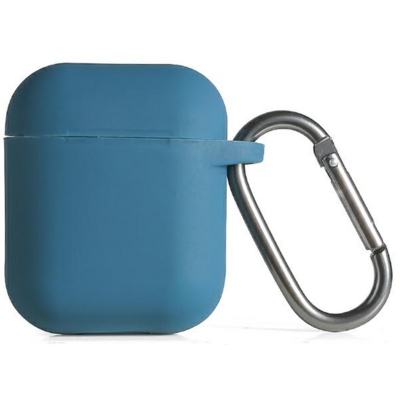 Etui na słuchawki BELINE Silicone do Apple AirPods 1/2 Niebieski