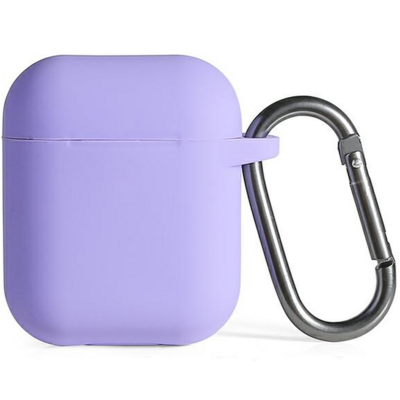 Etui na słuchawki BELINE Silicone do Apple AirPods 1/2 Fioletowy